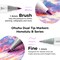 Ohuhu Alcohol Markers Brush Tip- 104-color Double Tipped Alcohol Based Art Marker Set for Artists Adults Coloring Illustration- Honolulu B of Ohuhu Markers- Dual Tip Brush & Fine- Refillable